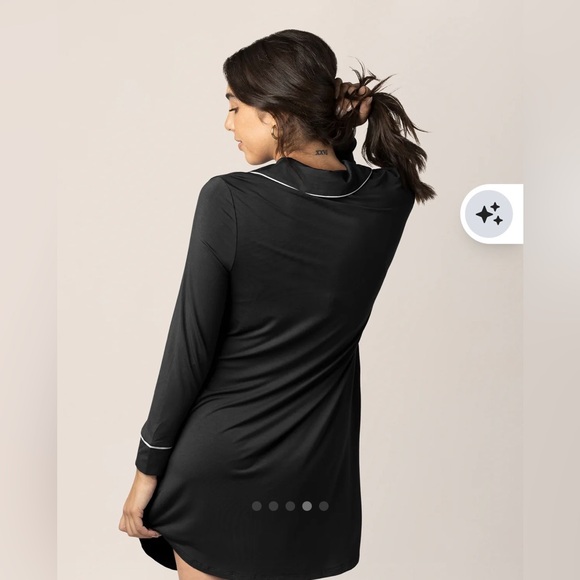 Kindred Bravely Clea Bamboo Long Sleeve Sleep Shirt size Large - Picture 4 of 7